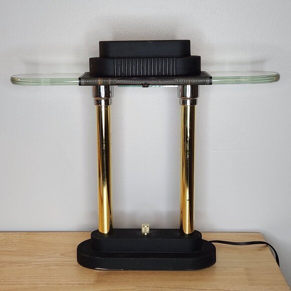 Halogen Desk Lamp ~ Art Deco Style ~ Robert Sonneman Design ~ UFO Lamp ~ Retro - Picture 5 of 10